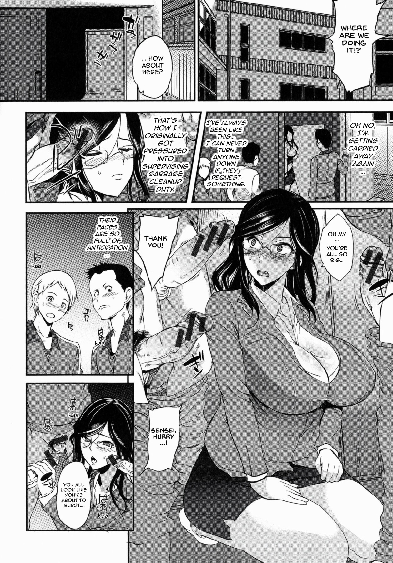 Hentai Manga Comic-Volunteer Cleanup with Sensei-Read-4